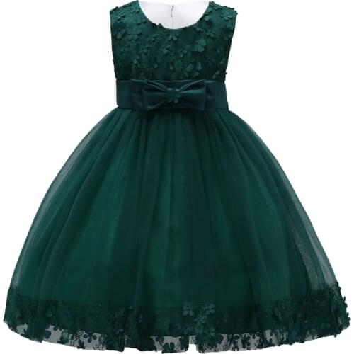 Baby Girls Clothes 10 Years Children Tutu Princess Birthday Party Prom Wedding Bridesmaid Evening Summer Dress Gown Vestidos