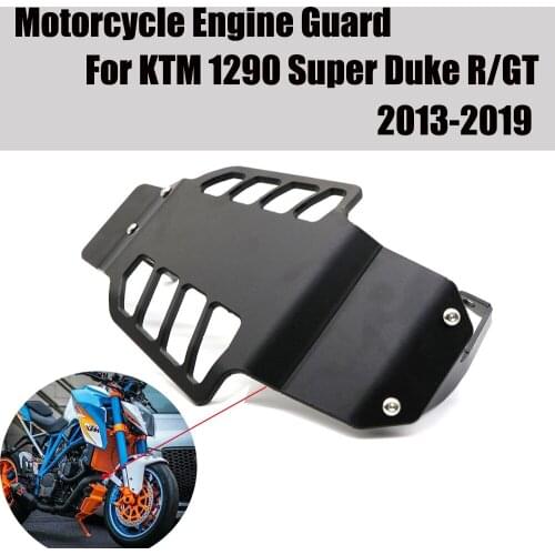 For KTM 1290 Super Duke 1290 Superduke GT R 2013-2017 2018 2019 Motorcycle Engine Guard Skid Plate Belly Pan Protector Cover