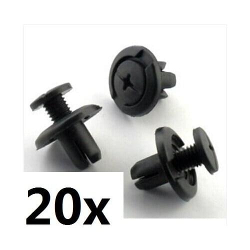 For Clips Screws Wheels Passage Liner / Mud Guard and Bumper 8mm For Honda X20