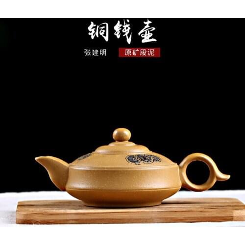 Violet arenaceous kettle manufacturers selling small capacity small teapot is copper zhang pure handmade pot cover