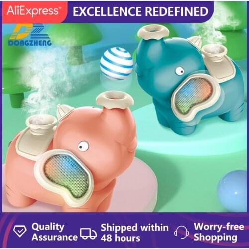 Elephant Blowing Ball Walking Toys Levitation Ball Elephant Sprayer Humidifier Lighting Musical Elephant Blowing Ball Toys