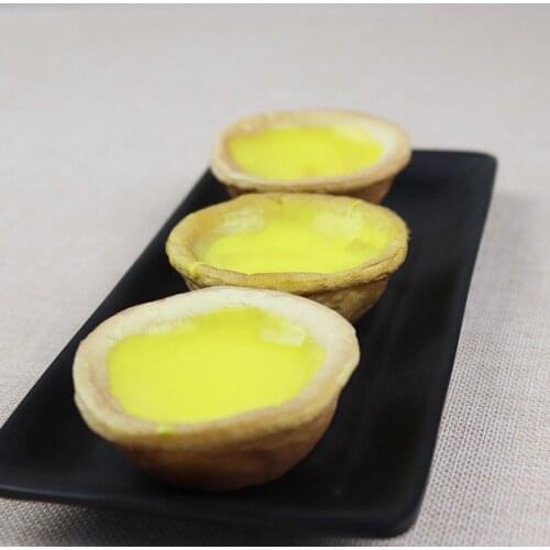 Simulation Egg Tart Food Tart Bread Snack Food Model Props Toy Model Window Decoration Decoration Christmas Decoration