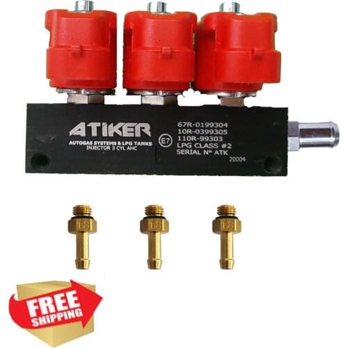 Atiker LPG CNG GPL 3.Cyl Injector AHC 3 Ohm
