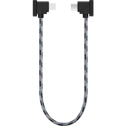 30cm Tablet Phone Extend Cable Drone Accessories Nylon Braided Remote Controller OTG Data Cable for DJI Mini 2 Mavic Air 2