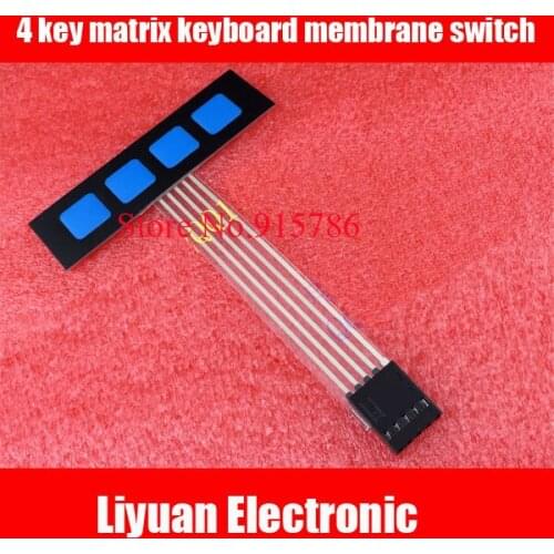 4 key matrix keyboard membrane switch/ No word membrane switch / button / control panel / SCM extended keyboard