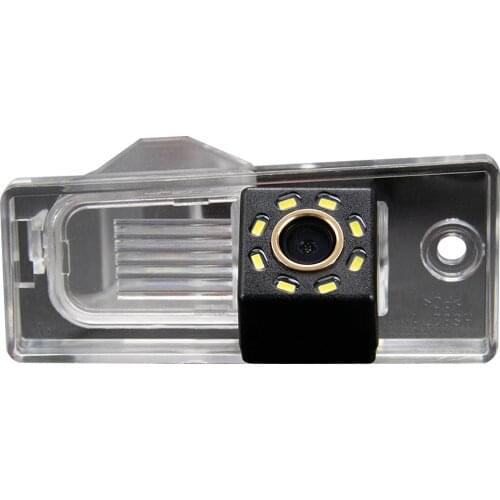 Misayaee Car Rear View Reverse Parking Camera Golden 8 Led for Hyundai Azera Grandeur 2011 Night Vision Waterproof