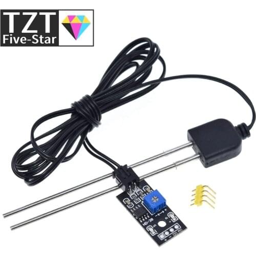 Soil Moisture Detector Module Soil Humidity Sensor Meter Hygrometer Water Tester Corrosion Resistance Probe DC 3.3-12V