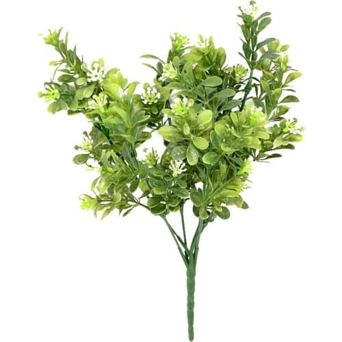 New Artificial Plant Branch Plastic Realistic Fake Plant Artificial Greenery Branch Home Decor