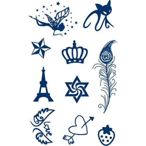 Feather/beard/Flower chain/arrow/dragon Tattoo Lasts 15 Days Waterproof Temporary Tattoos Men Bracelet Flash Tatoo Fake Tattoo