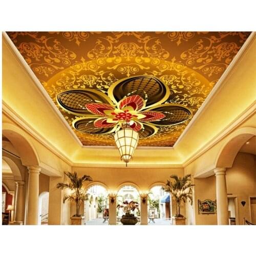 Ceiling murals wallpaper 3d flower wallpaper 3d wallpaper living room ceilings papel parede mural wallpaper