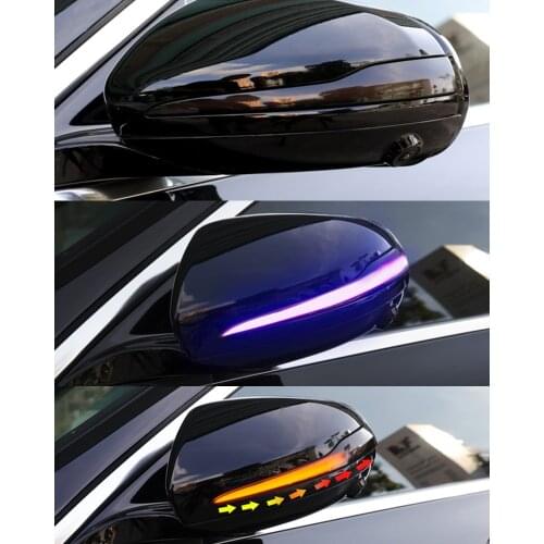 Dynamic Turn Signal Blinker For Mercedes Benz C E S GLC W205 X253 W213 W222 V Class W447 Sequential Side Mirror Indicator Light