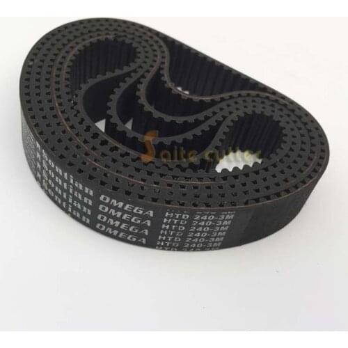 HTD Timing Belt L 240 - 3M 3mm Pitch 15mm Wide 80 Tooth DIY CNC Laser Robotics Engraving Cutting Machine