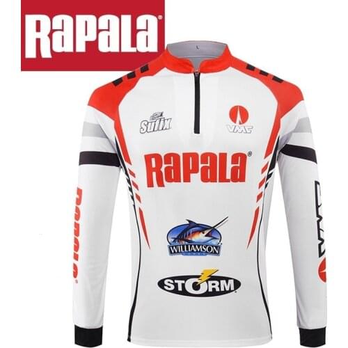Rapala Brand Fishing Clothes Long Sleeve Shirt Quick Drying Breathable Anti UV Sun Protection Clothes long Sleeve Loose