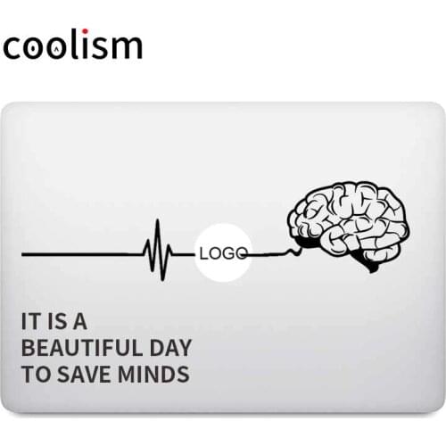 Greys Anatomy Brain Quote Laptop Sticker for Apple Macbook Pro Air Retina 11 12 13 15 inch Vinyl Mac Book Skin Notebook Decal