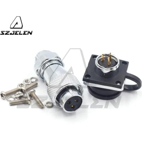 WS16 Series, 3-pin waterproof connector male female , Industrial Connectors plug socket,dustproof connector 3pin ,IP67