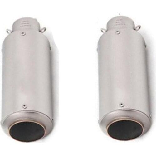 Free shipping 51MM 60MM universal motorcycle sports car street fried exhaust pipe Z250 R6 CBR GSX1000 ZX6R R25 R3 R1