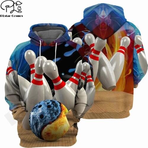 PLstarCosmos 3DPrint Newest Bowling Sport Unique Aswome Men/Women Cozy Hrajuku Casual Streetwear Hoodies/Zip/Sweatshirt Style-1