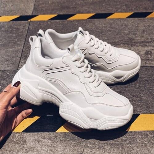 2021 New Stylish Sneakers Women Spring New Vulcanize Shoes Female Platform White Sports Casual Shoes Big Size