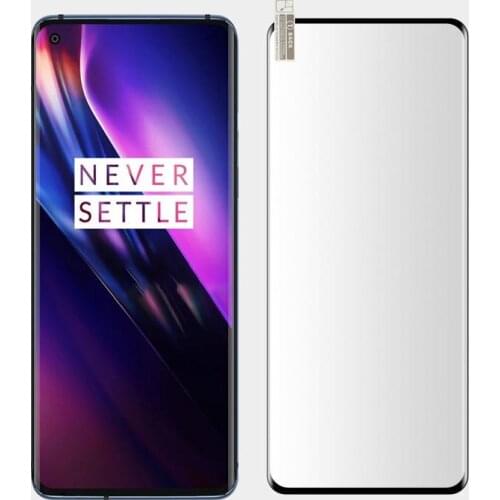 10pcs Full GLUE Curved Edge Tempered Glass For one plus 8 pro Screen Protector for one plus 7 po Temper glass