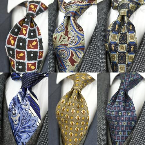 10CM Vintage Printing Ties Mens Neckties 100% Silk Pattern Abstract Geometric Character Multicolor Free Shipping Handmade