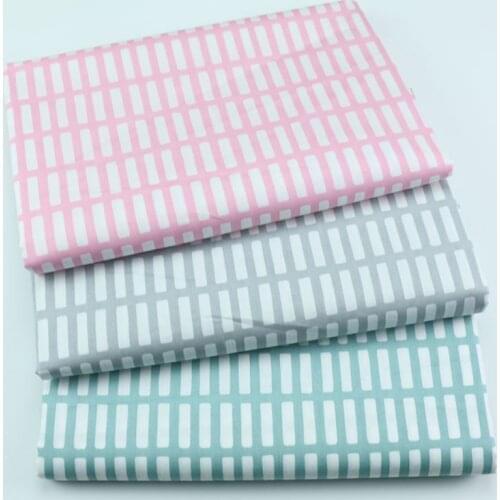 160cm*50cm Geometric lattice baby cotton cloth patchwork fabric Apparel dress cloth bedding quilting fabric material sewing