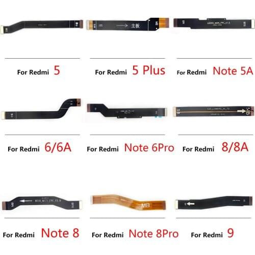 20pcs/Lot, Motherboard FPC Main Board Connector Flex Cable For Xiaomi Redmi 9 9A 9C 6 6A 8A Note 10 8 7 6 Pro 5 5A Plus