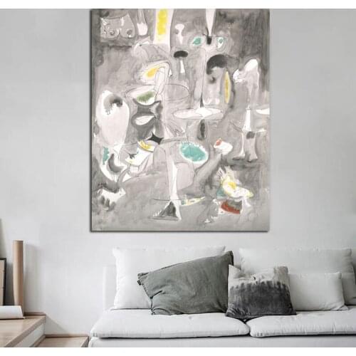 Arshile Gorky The Betrothal Wall Art Canvas Painting Posters Prints Modern Painting Wall Picture For Living Room Home Decoration
