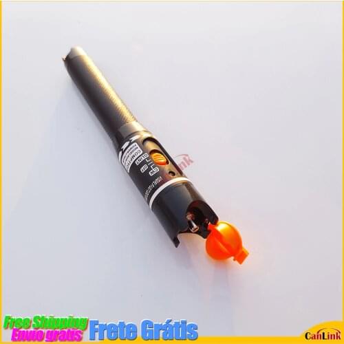 AUA-10mW Visual Fault Locator Fiber Optic Cable Tester 10mw Red Laser Light 10-12KM Pen Type Visual Fault Locator Free Shipping