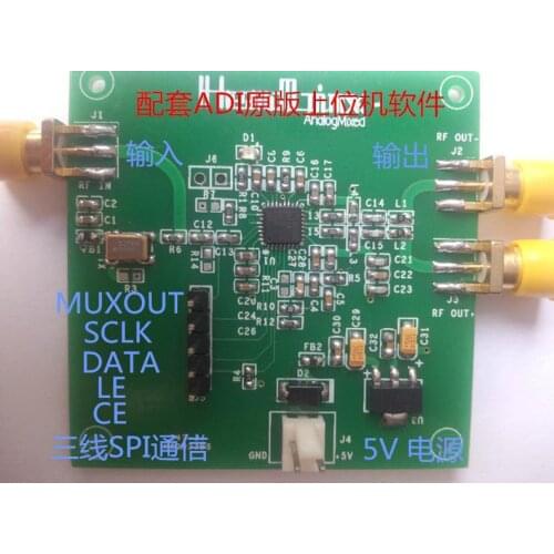 Free Shipping! ADF4350 ADF4351 development board 35M-4.4G signal source, the vibration source module sensor