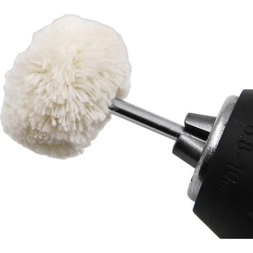 10Pcs/lot Polishing Wheels Cotton Buffing Pad Rotary Tool Grinder 3.0 Handle Yarn Wheel Rotary Tools Jewelry Buffing