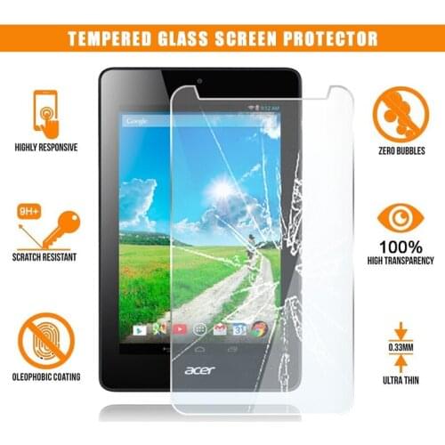 For Acer Iconia One 7 B1-730 HD Full Tablet Tempered Glass 9H Premium Scratch Proof Anti-fingerprint Clear Film Protector Cover