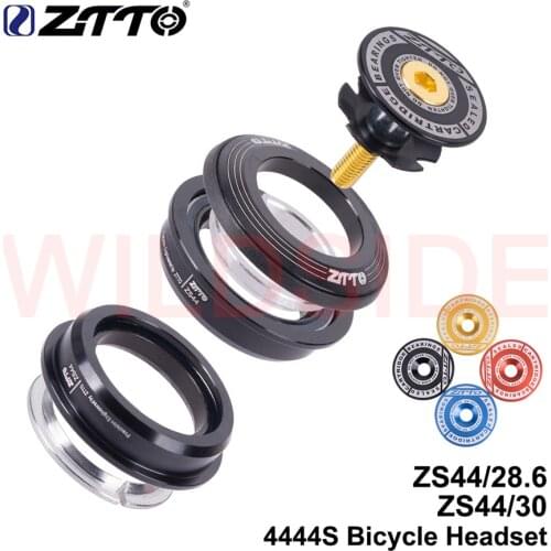 ZTTO MTB Road Bike Headset 44mm ZS44 1-1/8" 28.6mm Straight Tube Fork MTB Road Bike Frame Low Profile Semi-Integrated Bike Part
