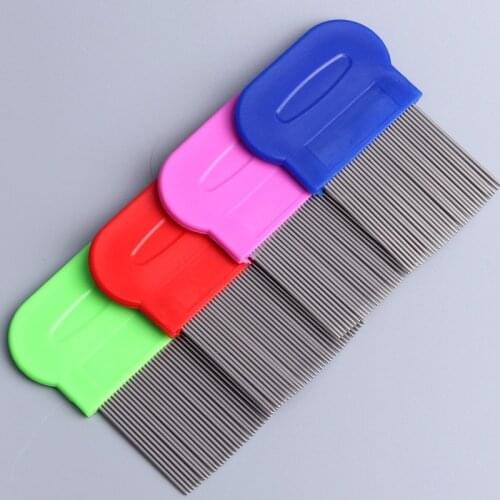 Pet Grate Combs Long Needle Shellfish Flea Stainless Steel Remove Lice Comb For Cats And Dogs Supplies Wholesale Para Perro