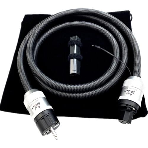 Hi-end WEL Solid PSS Silver 72V DBS Audiophile Power Cable HiFi Audio Line US & EU Plug
