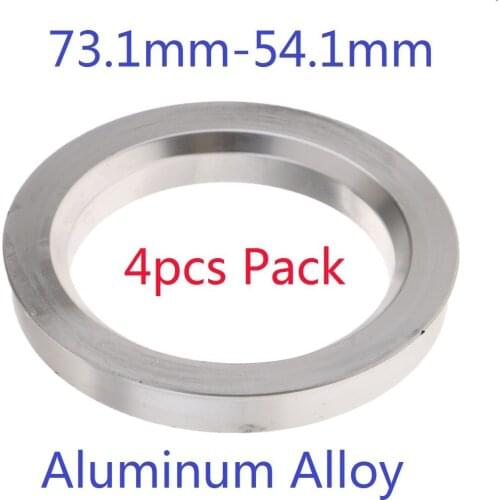 Spigot Rings 73.1(O/D) - 54.1(I/D)mm Wheel Hub Spacers Aluminum Alloy
