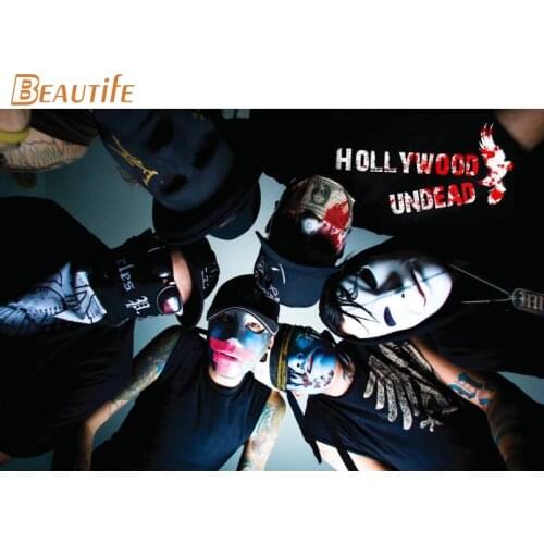 Best Nice Custom hollywood undead Canvas poster Wall decoration poster More Size Custom your Personalized gift