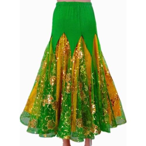New ballroom waltz modern dance skirt ballroom dance competition skirt standard ballroom dancing clothes tango costumes