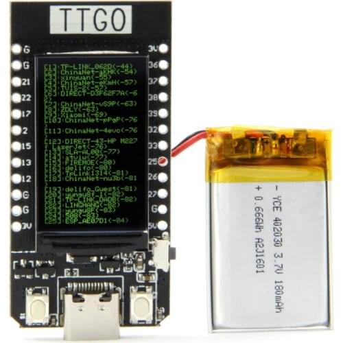 TTGO T-Display ESP32 WiFi And Bluetooth-Compatible Module Development Board 1.14 Inch LCD Control Board Module Accessories