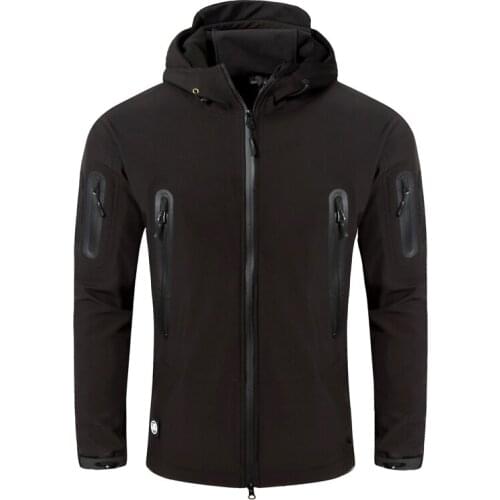 Soft Shell Jacket Press Rubber Windbreaker Army Camouflage Men Coat Military Tactical Jacket Winter Waterproof Hunt Clothes