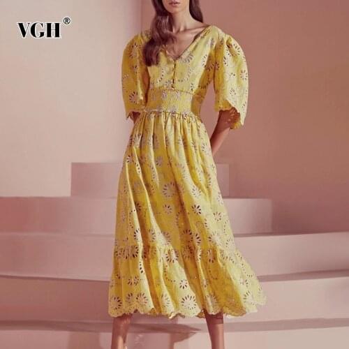 Открытые летние платья VGH China At AliExpress
