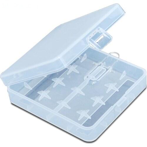 1x 18650 Battery Storage Box New Transparent Protective Case for Rechargeable Li-ion Lithium Cells Battery Hard Plastic Holder