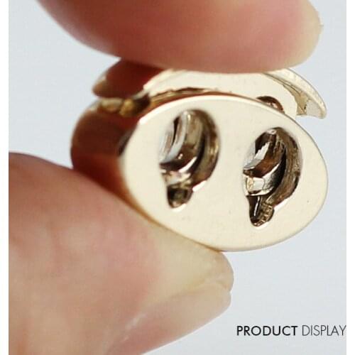 10piece Metal Gold Tone Stopper Toggle Rope Clamp Cord String Locks Drawstring Stops Sewing Button NK182