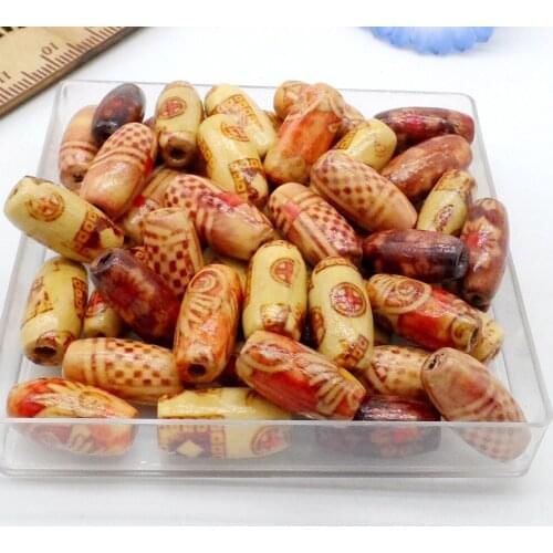 Free Ship 1000Pcs Wood national features Spacer Beads 15x7mm For diy necklace Jewelry Making findings