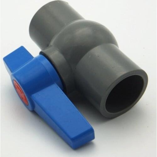 40mm Inner Diameter PVC Ball Valve Adapter Connector For Garden Irrigation System