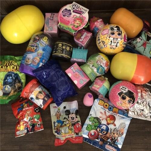 Anime Figure Cartoon Doll Toys Lucky Box Surprise Gashapon Capsule Toy LPS Mighty Beans Children Girl Gifts Hatch Eggs Shopkinss