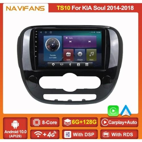 Android 11 DSP Car Radio Multimedia Video Player For Kia Soul 2 PS 2013 - 2019 Navigation GPS Stereo Receiver No 2din 2 Din DVD