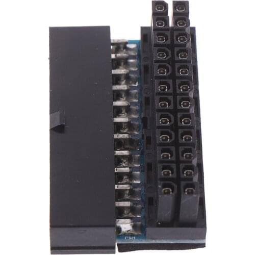 ATX 24Pin 90 Degree 24 Pin To 24pin Power Plug Adapter Mainboard Motherboard Power Connectors Modular For Power Supply Cables