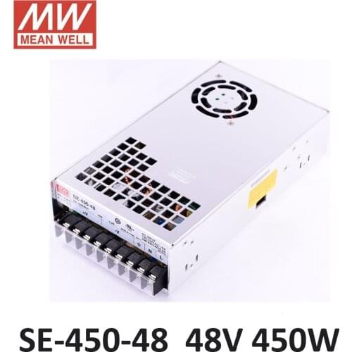 Original Meanwell 48V 9.4A 450W SE-450-48 Switching Power Supply AC to DC 48V transformer UL 450W 48V dc industry power supply