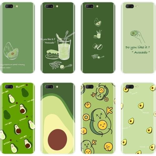 Phone Case For OnePlus 7 7 Pro 6 6T 5 5T 3 3T Case Silicone Green Avocado Soft Back Cover For One Plus 7 7 Pro 6 6T 5 5T 3 3T