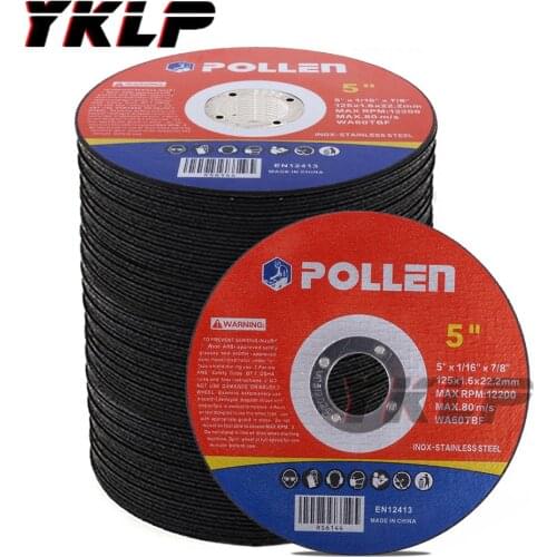 125mm Resin Cutting Disc 5inch Cut Off Wheels Flap Sanding Grinding Discs Angle Grinder Wheel for Metal Iron Bire 22.2mm 2-40PCS